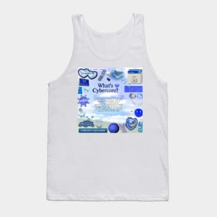 What's Cybercore Blue Aesthetic Tank Top